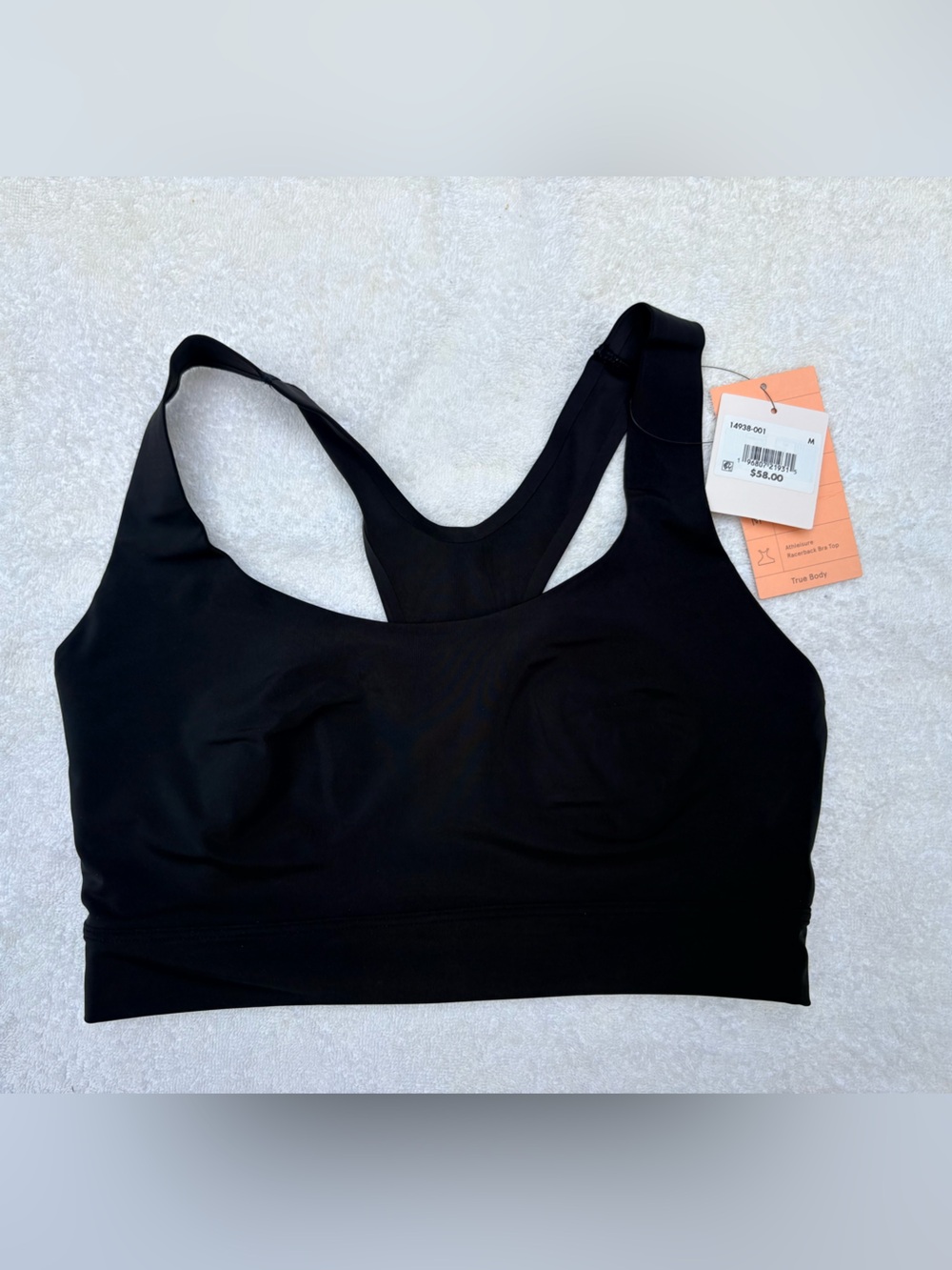 True & Co. Black Seamless Shapewear Bra Top